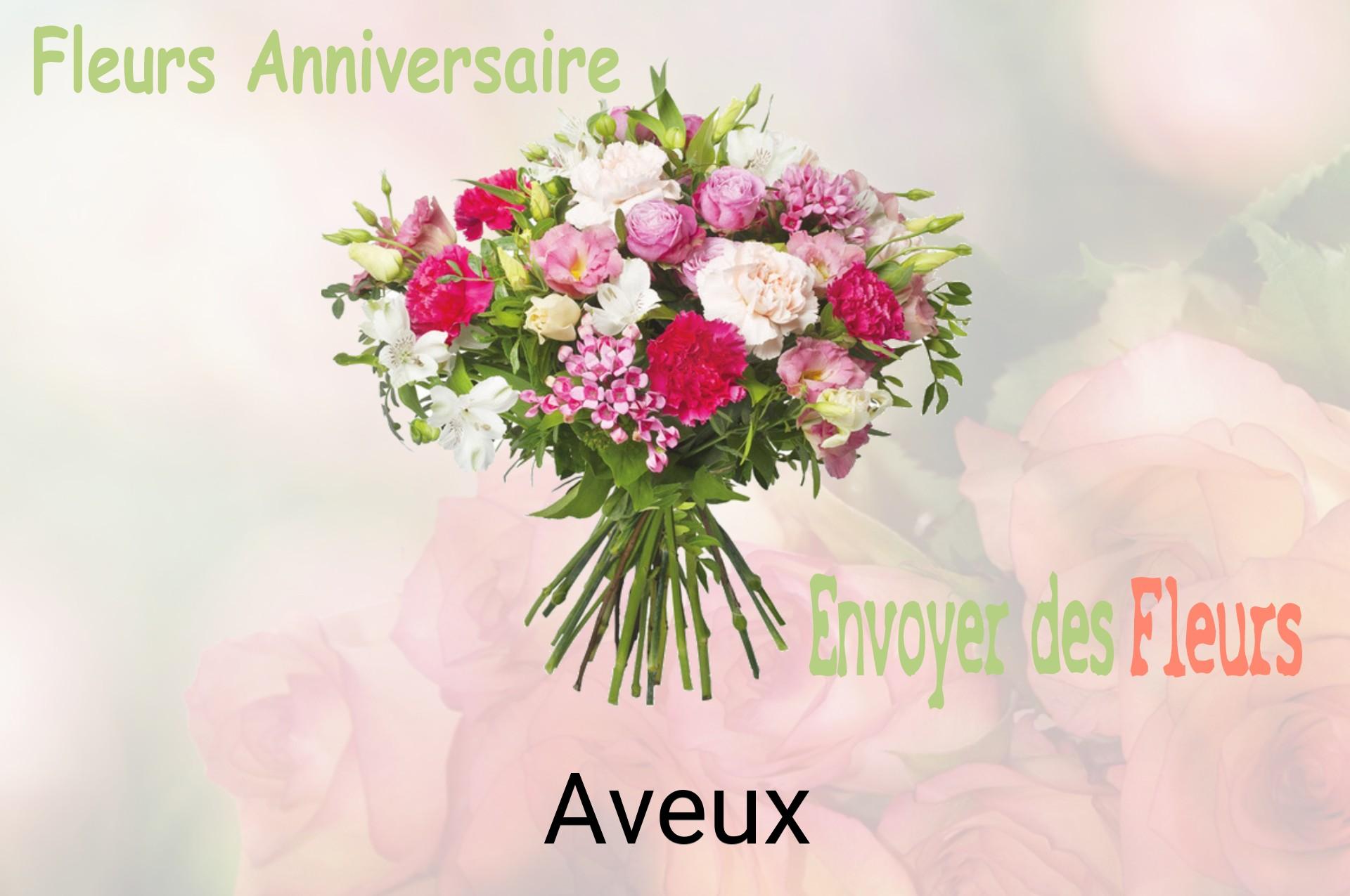 Bouquet de fleurs d’anniversaire livré à Aveux